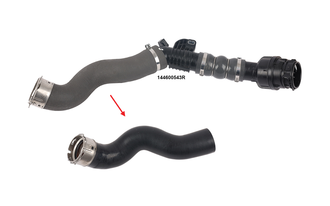 TURBO HOSE EXCLUDING PLASTIC PIPE - OEM 144600543R