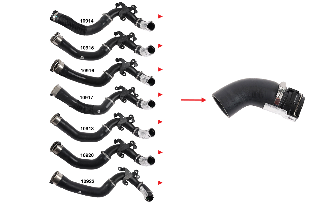 TURBO HOSE EXCLUDING PLASTIC PIPE - OEM 144602500R