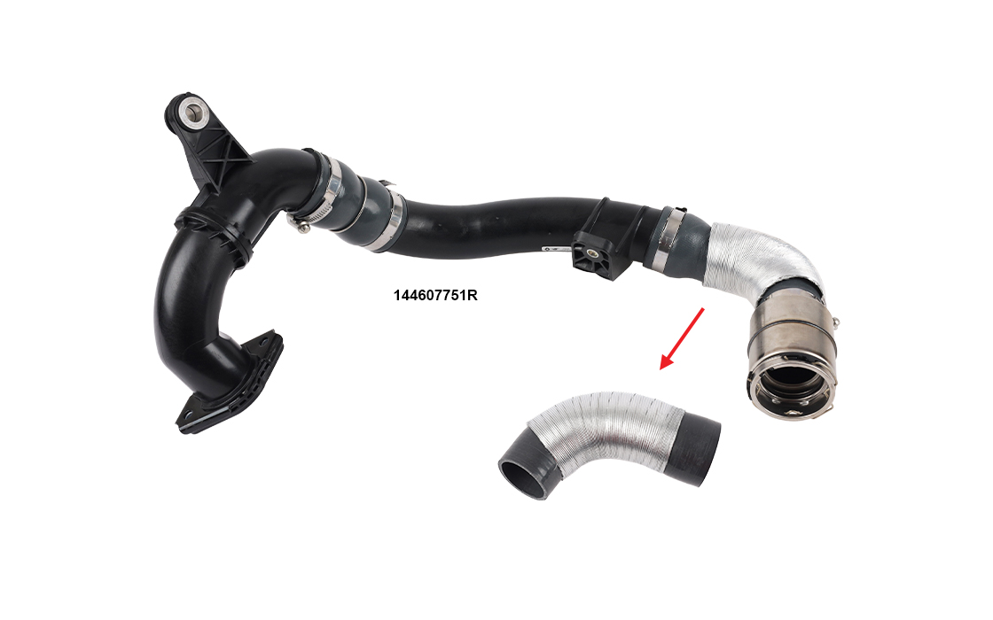TURBO HOSE EXCLUDING PLASTIC PIPE - OEM 144607751R