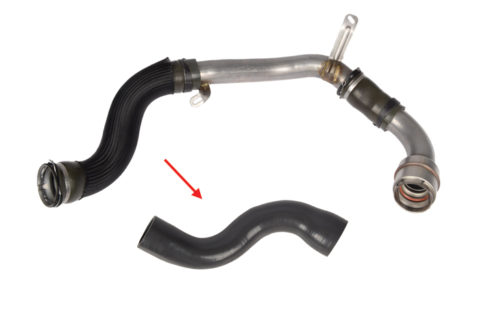 TURBO HOSE EXCLUDING METAL PIPE - OEM 8201020571