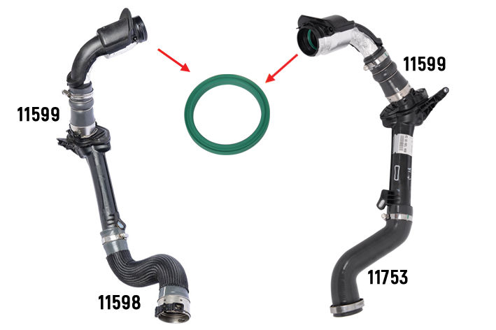 TURBO PIPE GASKET - OEM 7701071998