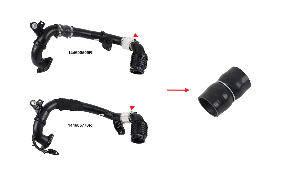 TURBO HOSE EXCLUDING PLASTIC PIPE - OEM 144600509R
