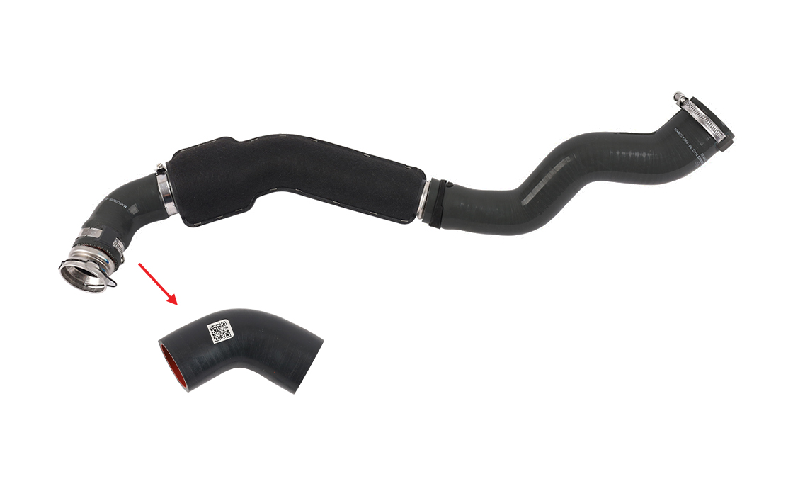 TURBO PIPE EXCLUDING METAL PIPE - OEM 8200605907