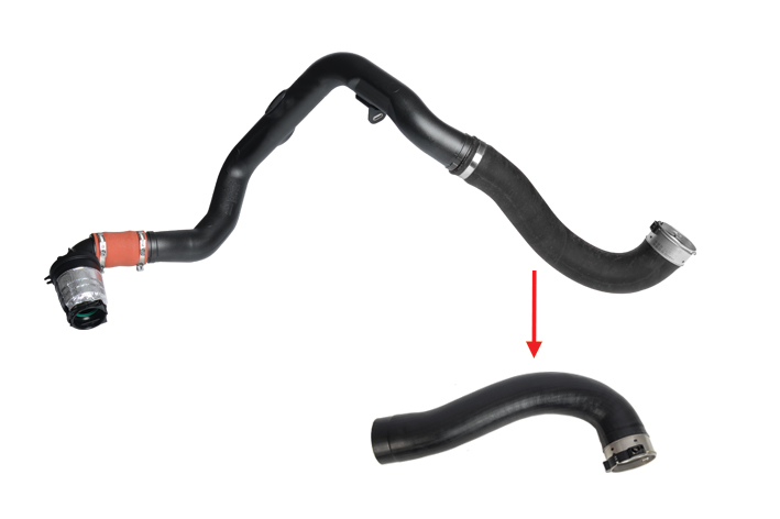 TURBO HOSE EXCLUDING PLASTIC PIPE - OEM 8200730589