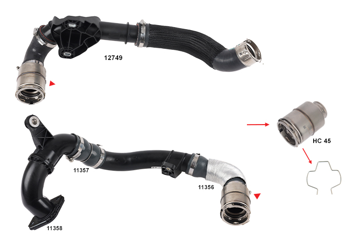RESONATOR CLIPS - OEM 144603730R