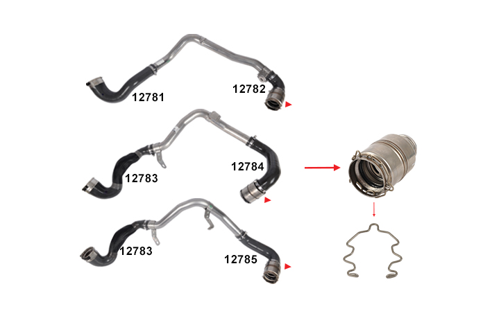 TURBO PIPE CLIPS - OEM 144646921R