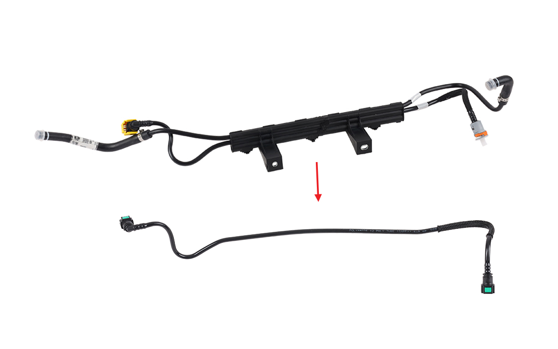 FUEL PIPE EXCLUDING BRACKET - OEM 51904314