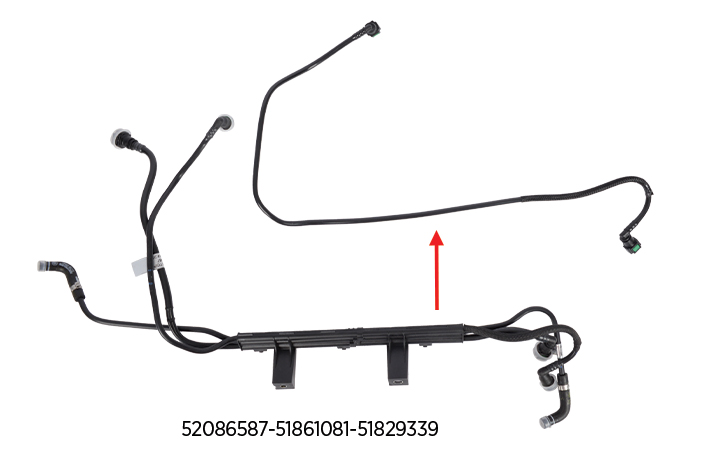 FUEL PIPE EXCLUDING BRACKET - OEM 52086587