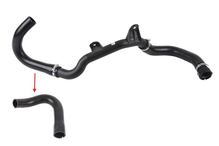 RADIATOR INLET HOSE EXCLUDING PLASTIC PIPE - OEM 1348475080