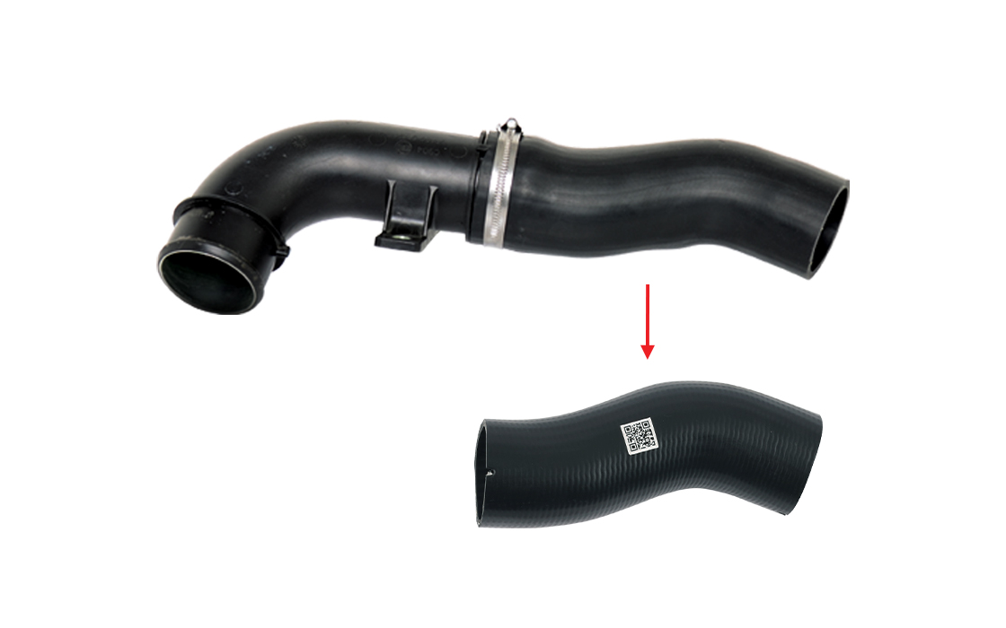 TURBO HOSE EXCLUDING PLASTIC PIPE - OEM 1344787080
