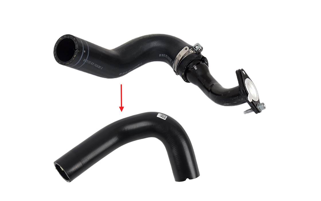 TURBO HOSE EXCLUDING METAL PIPE - OEM 51800390