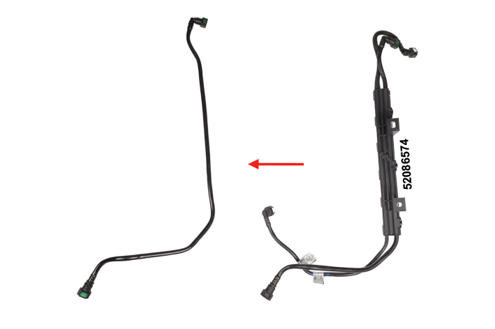 FUEL PIPE EXCLUDING BRACKET - OEM 52086574