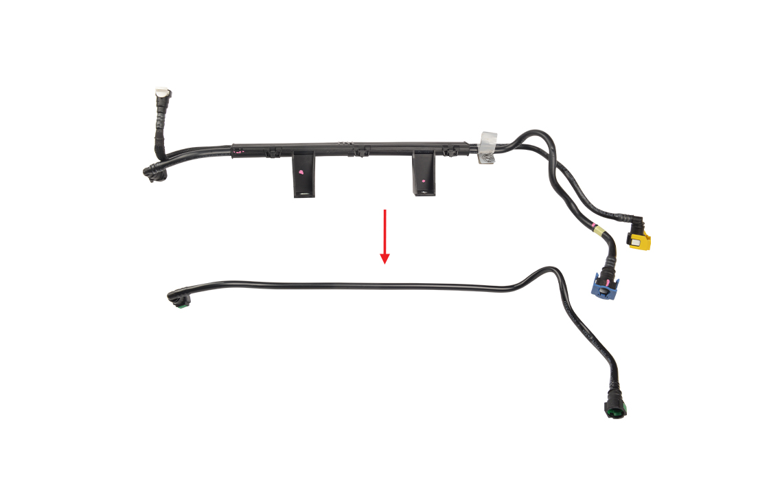 FUEL PIPE EXCLUDING BRACKET - OEM 52086575