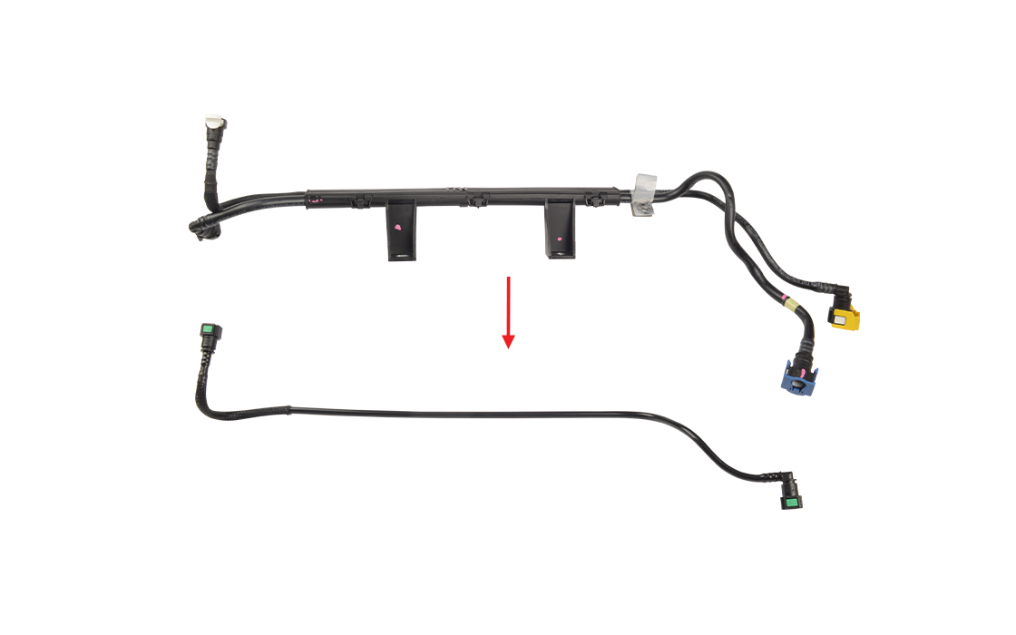 FUEL PIPE EXCLUDING BRACKET - OEM 52086575