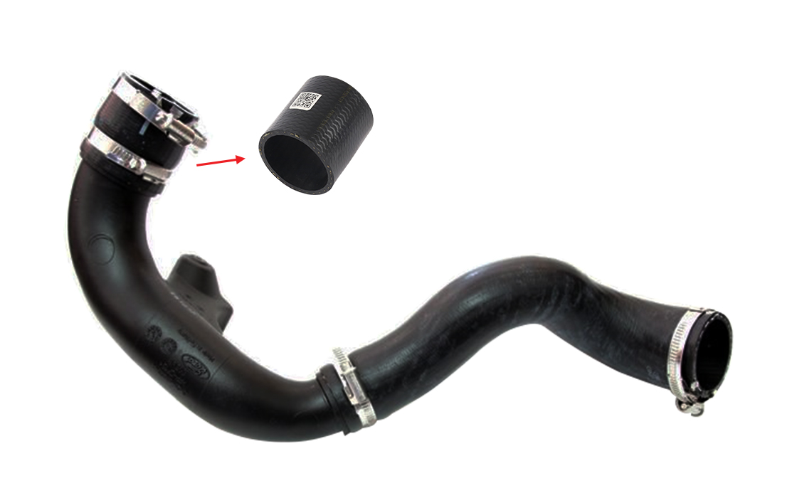 TURBO HOSE EXCLUDING PLASTIC PIPE - OEM KK216F073BD