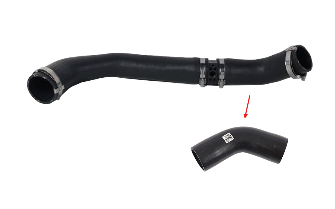 TURBO HOSE EXCLUDING PLASTIC PIPE - OEM 8C116C646DE