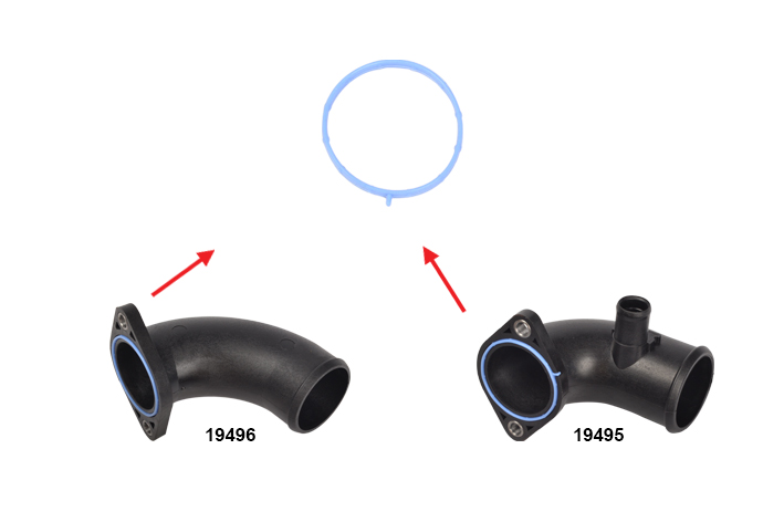 TURBO PIPE GASKET - OEM 6C1Q6K686AC
