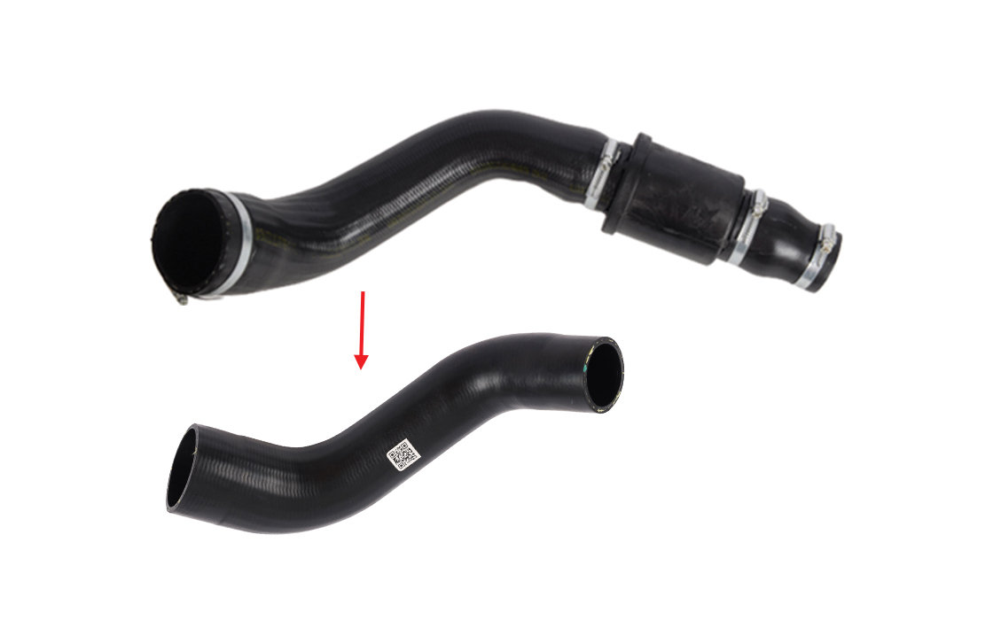 TURBO HOSE EXCLUDING PLASTIC PIPE - OEM CC116C646DJ