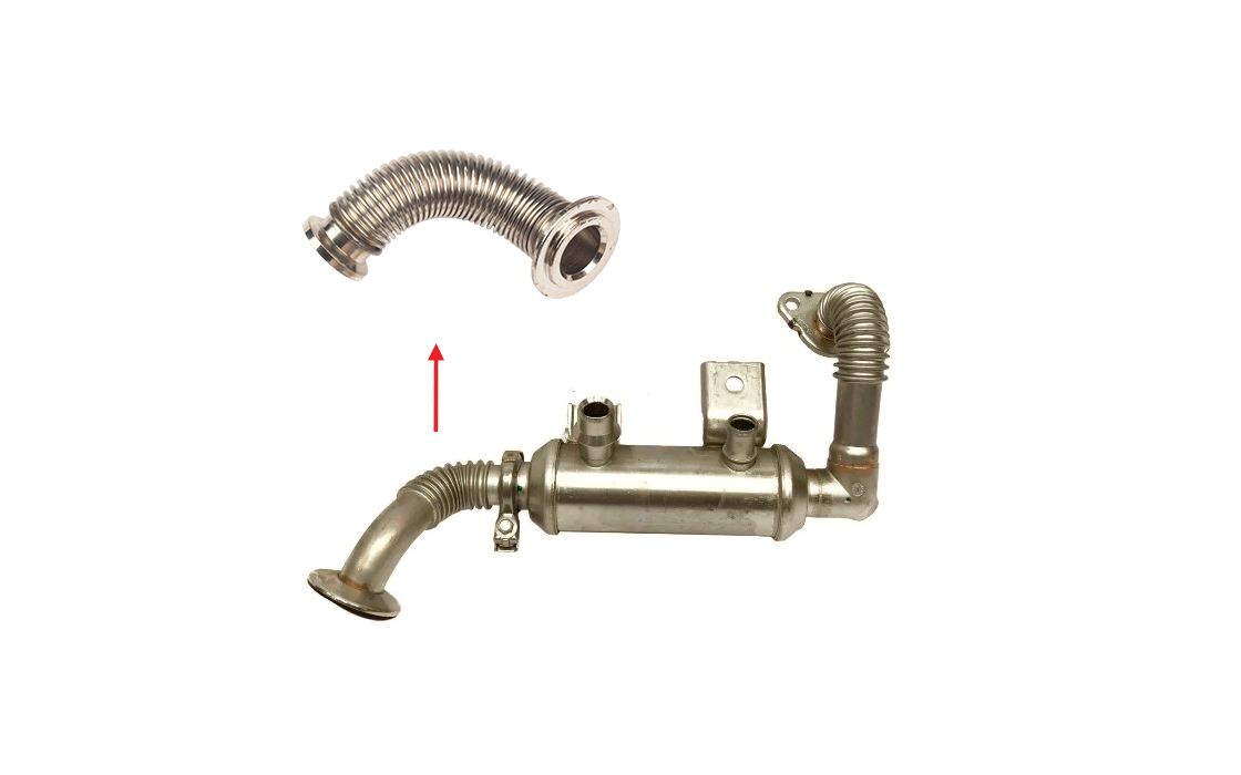 EGR PIPE WITHOUT COOLER - OEM 7T1Q9F464AB