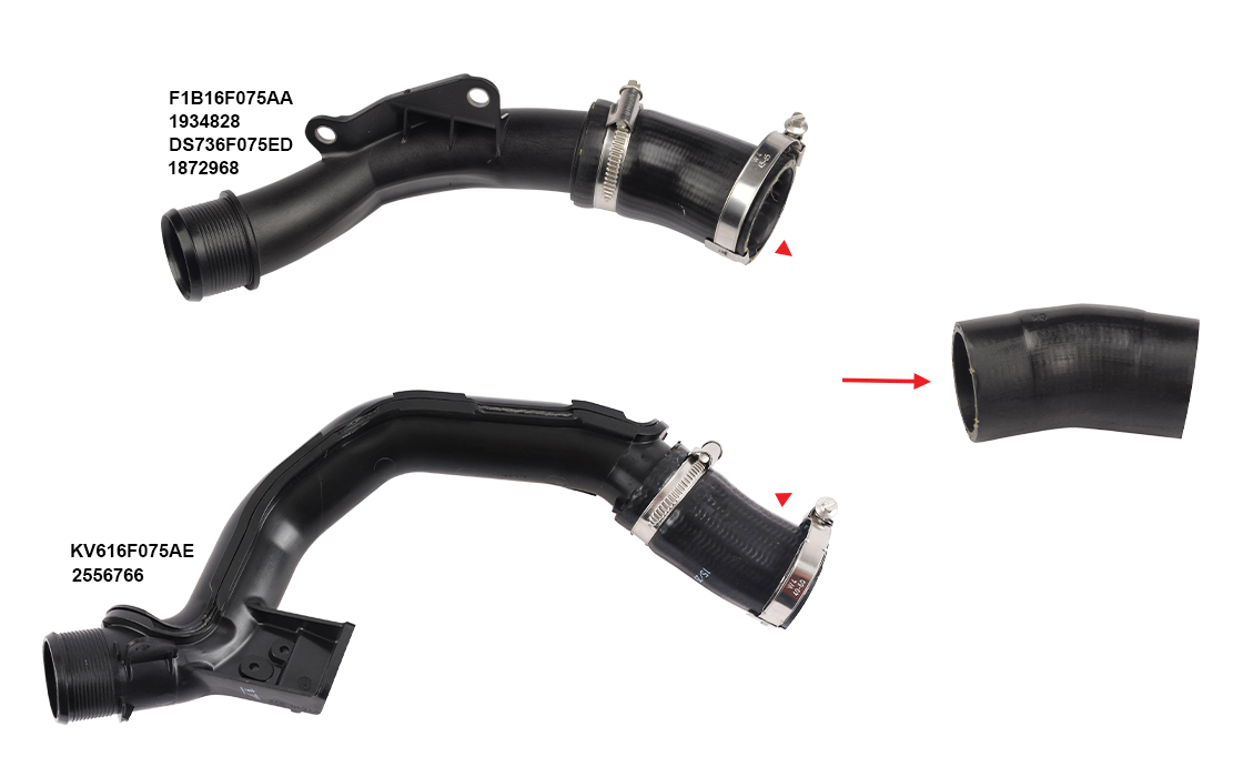 TURBO HOSE EXCLUDING PLASTIC PIPE - OEM F1B16F075AA