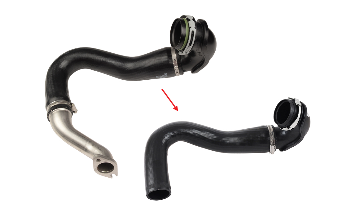 TURBO PIPE EXCLUDING METAL PIPE - OEM 860205
