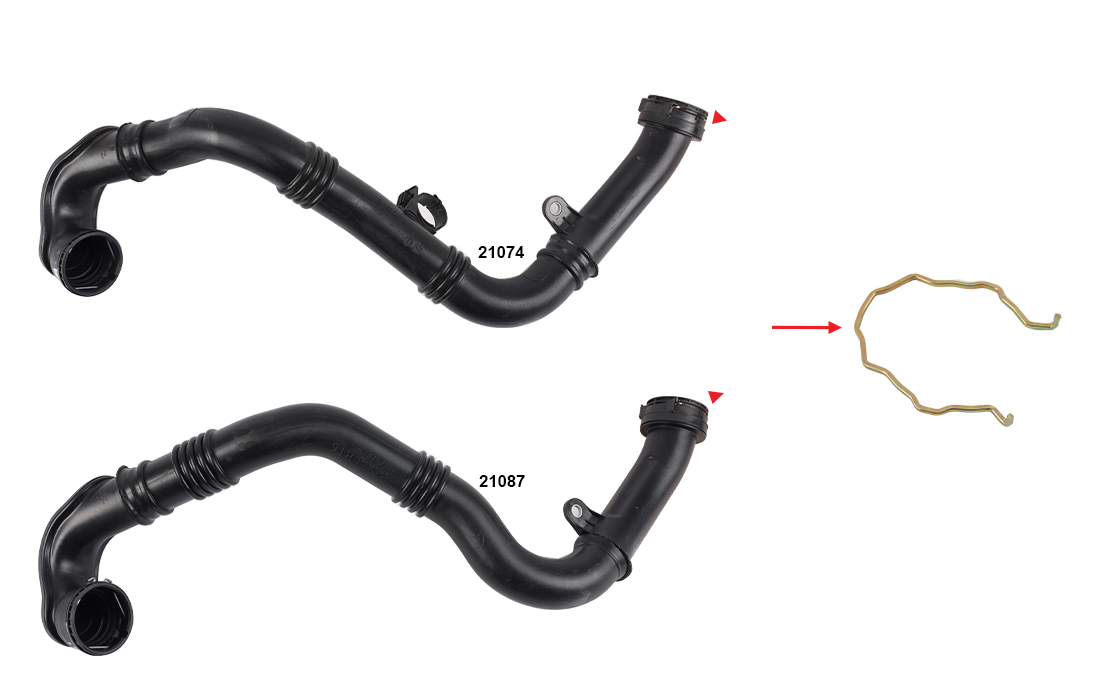 TURBO PIPE CLIPS EXCLUDING PLASTIC PIPE - OEM 1302268