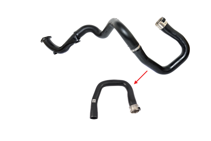 TURBO HOSE EXCLUDING PLASTIC PIPE - OEM 5860550