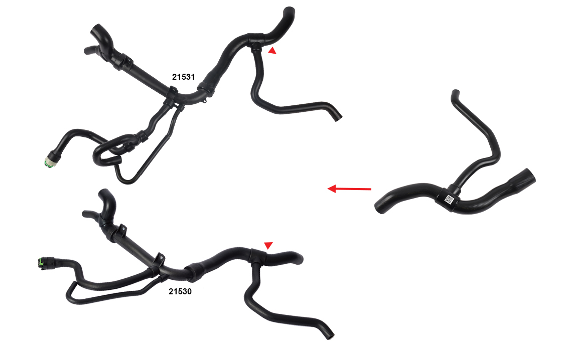 RADIATOR OUTLET HOSE - OEM 1336119