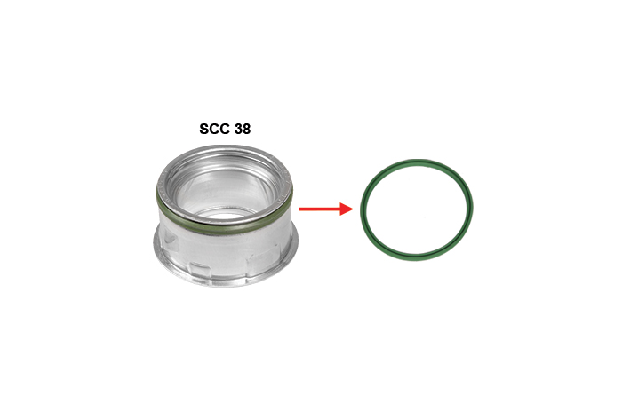 TURBO HOSE GASKET SCC 38 - OEM 3C0145117