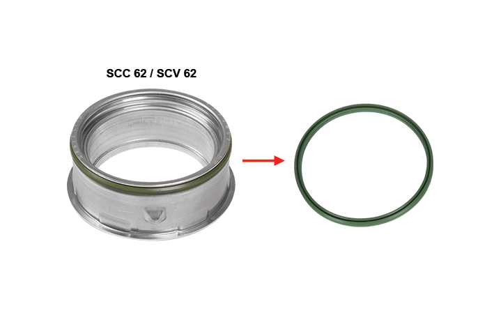 TURBO HOSE GASKET SCC 62 / SCV 62 - OEM 3C0145117K