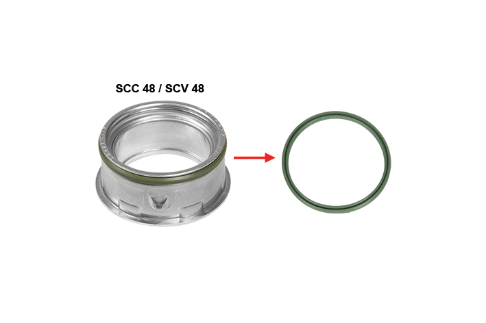 TURBO HOSE GASKET SCC 48 / SCV 48 - OEM 3C0145117D