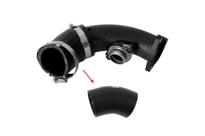 TURBO HOSE EXCLUDING PLASTIC PIPE - OEM 04B145762B