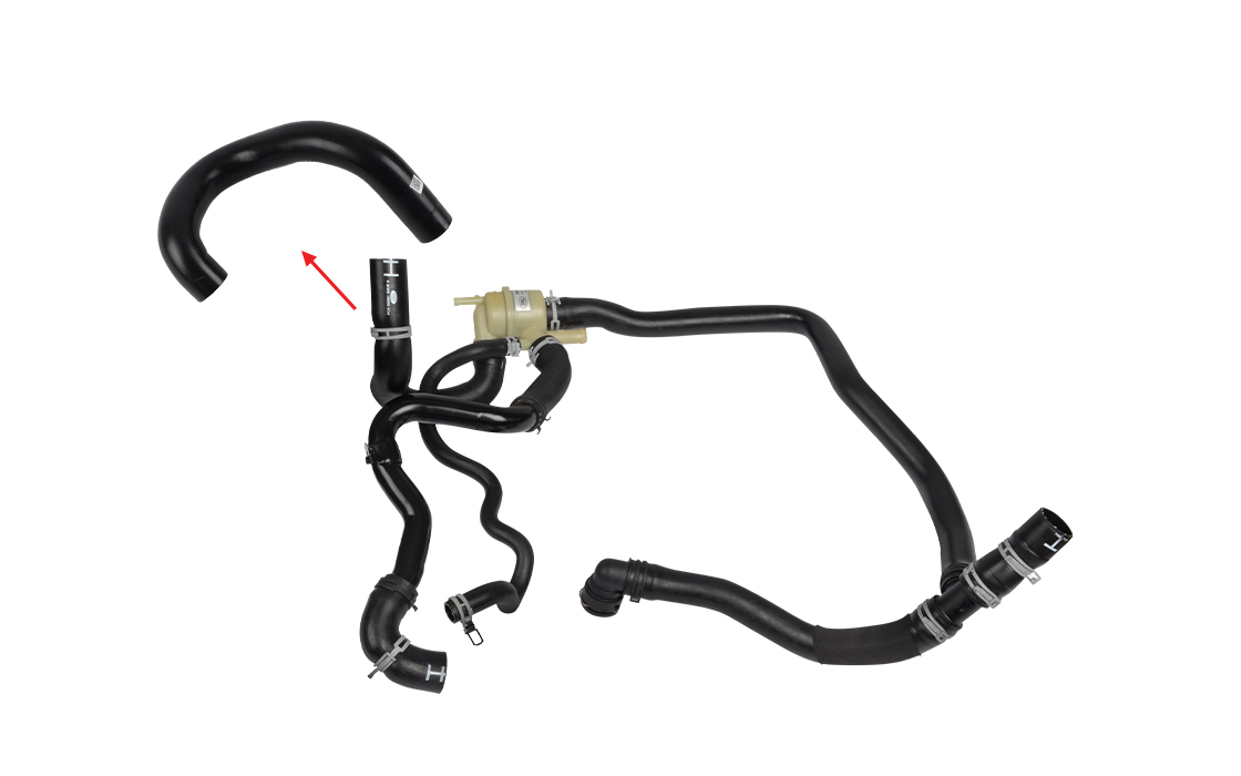 RADIATOR OUTLET HOSE EXCLUDING METAL and PLASTIC PIPE - OEM PEL500310