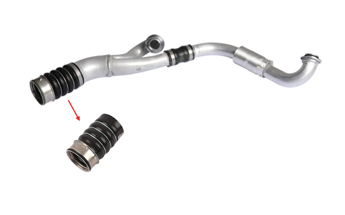 TURBO HOSE EXCLUDING METAL PIPE - OEM 11657556551