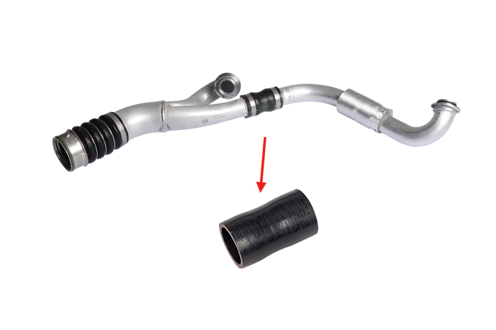 TURBO HOSE EXCLUDING METAL PIPE - OEM 11657556551