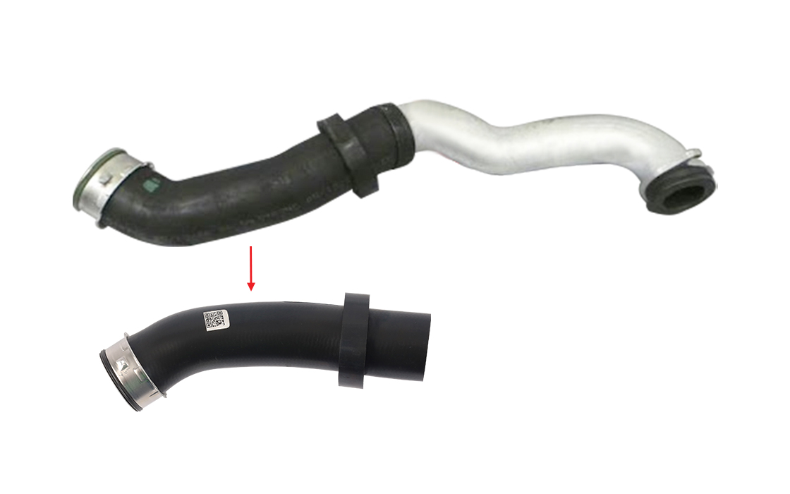 TURBO HOSE EXCLUDING METAL PIPE - OEM 11617786865