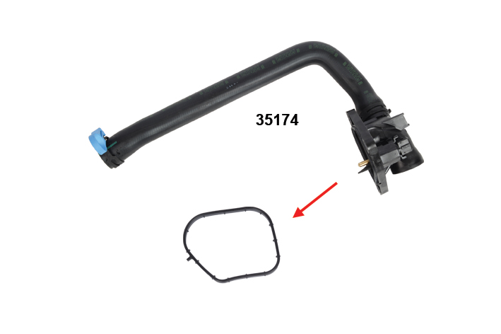 THERMOSTAT BODY GASKET - OEM 11537603223