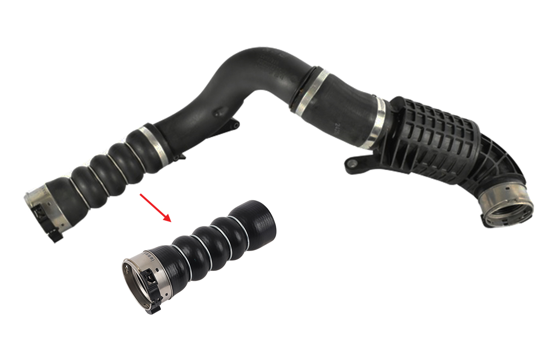 TURBO HOSE EXCLUDING PLASTIC PIPE - OEM 11618577233