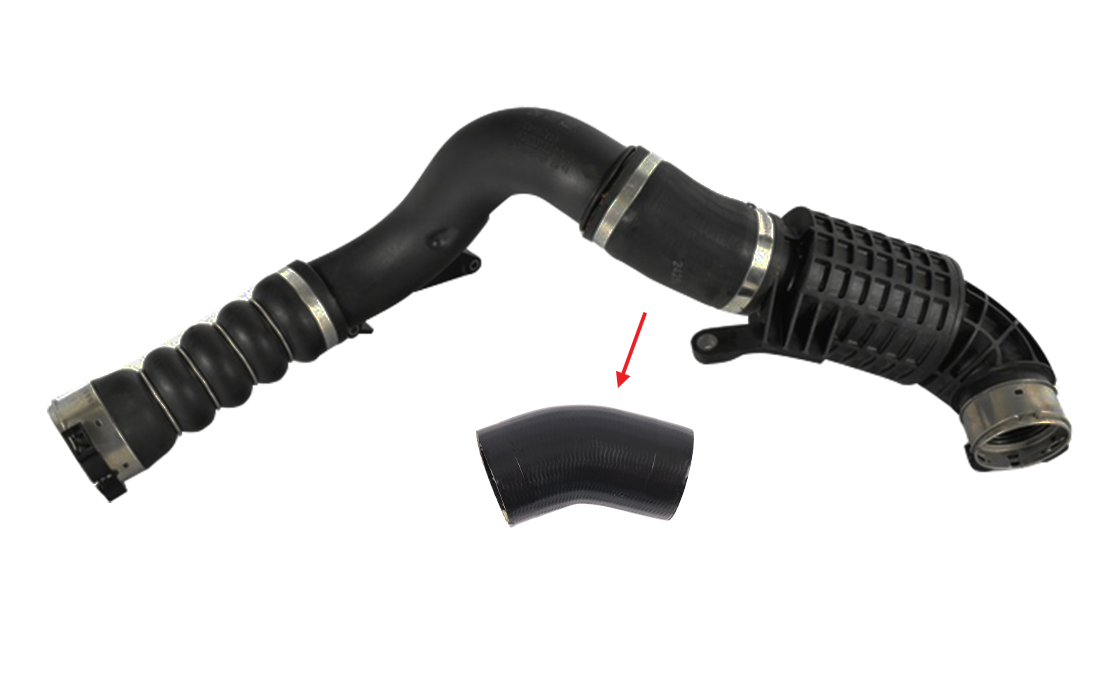 TURBO HOSE EXCLUDING PLASTIC PIPE - OEM 11618577233