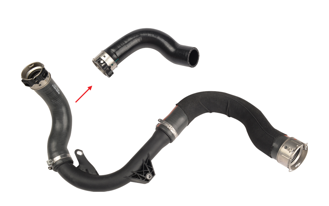 TURBO HOSE EXCLUDING PLASTIC PIPE SMALL HOSE SHOWN WITH ARROW - 144601956R - 144600444R - 144601591R - MQ000061
