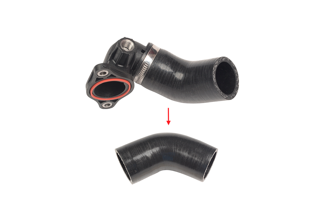 EGR HOSE EXCLUDING PLASTIC PIPE HOSE SHOWN WITH ARROW - 147138070R - 147138491R - 6071400000