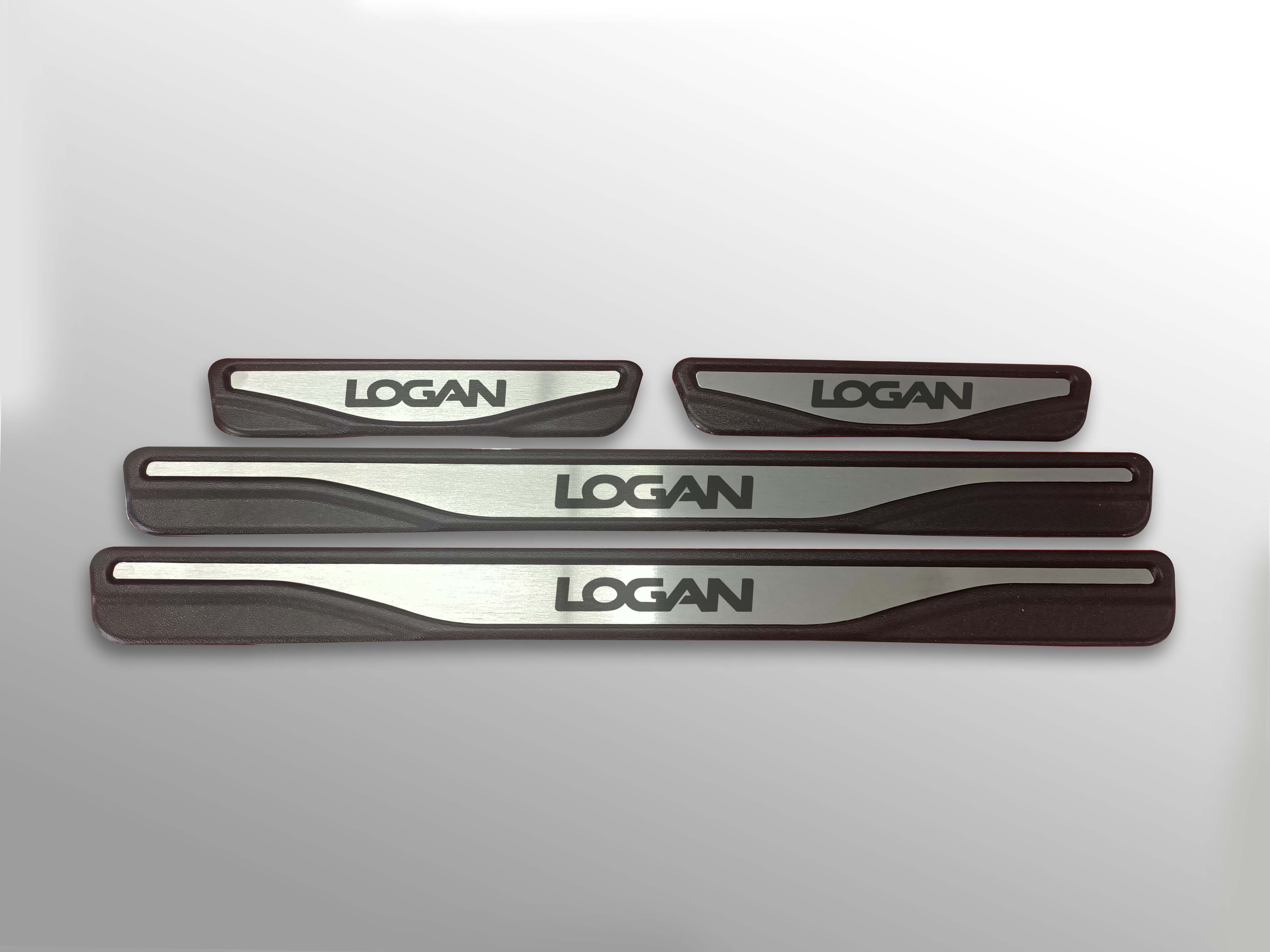 For DACIA LOGAN Chrome Door Sills 4 Door 4 pcs STAINLESS STEEL