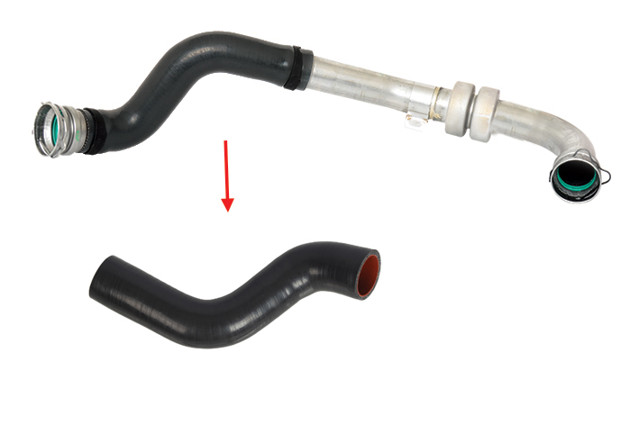 TURBO HOSE EXCLUDING METAL PIPE 4 LAYERS POLYESTER HAS BEEN USED - 8200760281
