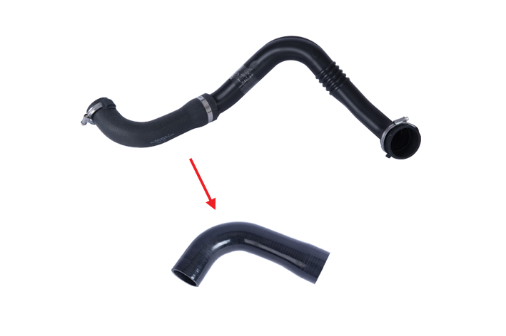 TURBO HOSE EXCLUDING PLASTIC PIPE HOSE SHOWN WITH ARROW - 8200065740 - 7700111233