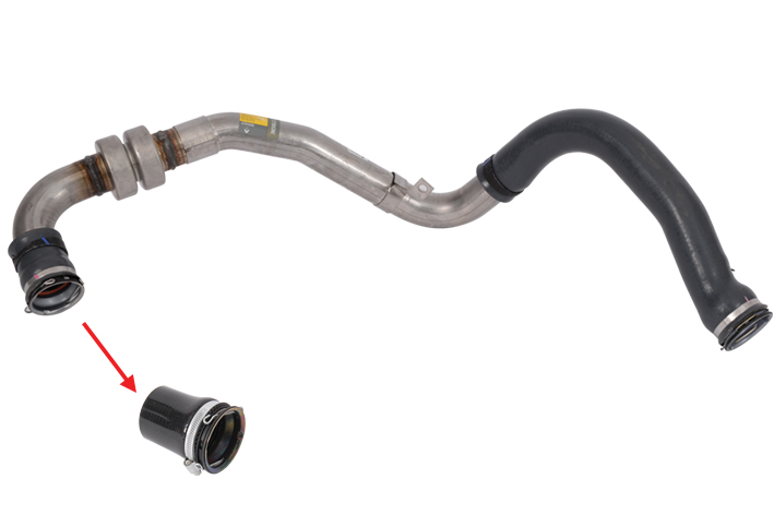 TURBO HOSE EXCLUDING METAL PIPE SMALL HOSE SHOWN WITH ARROW - 8201043883 - 8200493735 - 8201032788