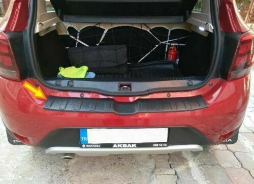 2013Up Dacia Sandero Stepway Rear Bumper Protector Scratch Guard ABS Plastic