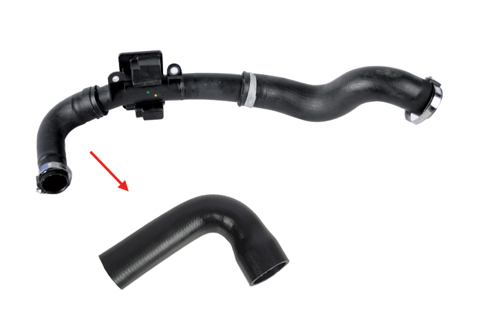 TURBO HOSE EXCLUDING PLASTIC PIPE SMALL HOSE SHOWN WITH ARROW - 8200534296