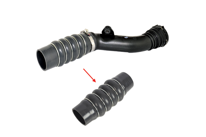 TURBO HOSE EXCLUDING PLASTIC PIPE 2 LAYERS POLYESTER HAS BEEN USED - 8200296596