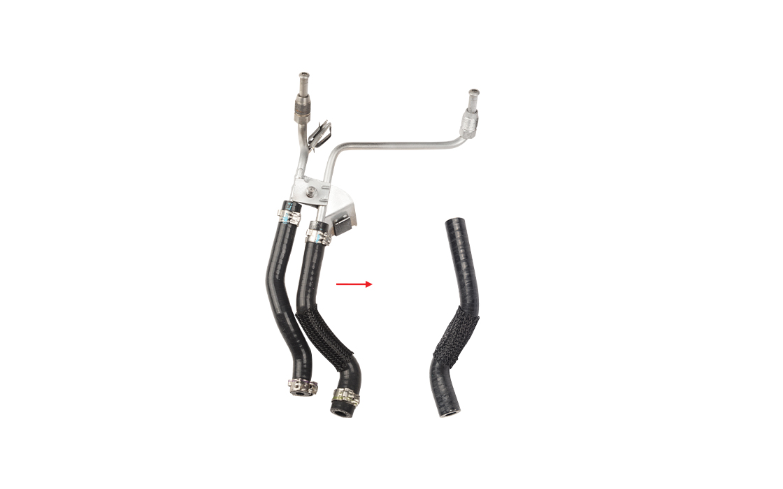PRESSURE SENSOR HOSE EXCLUDING METAL PIPE - 208152223R - GM - 95517914 - 4423103 - 2081700QAE - 6000616920 - 6221400008