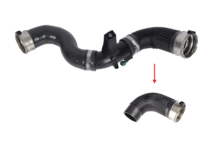 TURBO HOSE EXCLUDING PLASTIC PIPE USED ON REAR WHEEL DRIVE VEHICLES